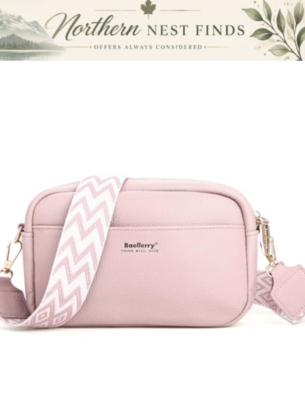 Boho Crossbody Bag Vegan Leather Cell Phone Purse Shoulder Handbag